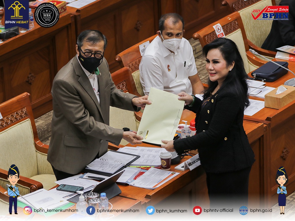 Rapat Kerja Kementerian Hukum Dan HAM Dengan Komisi III DPR RI