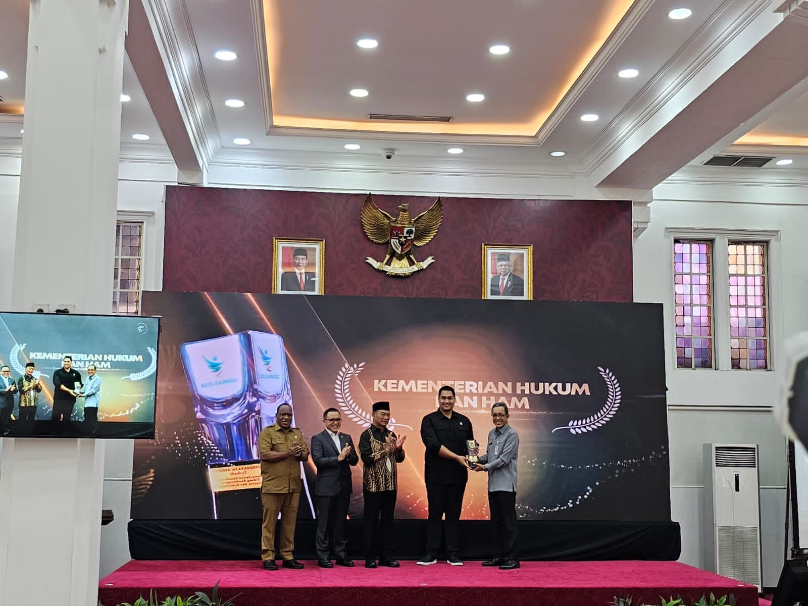 Kemenkumham Meraih Terbaik Kedua Dalam Penghargaan Germas Award Tahun 2023